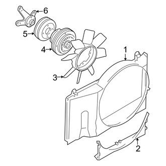 Infiniti OE - Cooling Fan (Base Sedan)