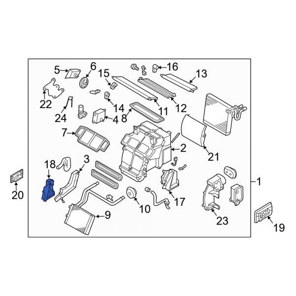 Cabin Air Intake Duct