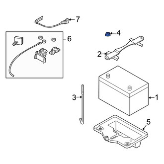 Infiniti OE - Washer Fluid Reservoir Nut