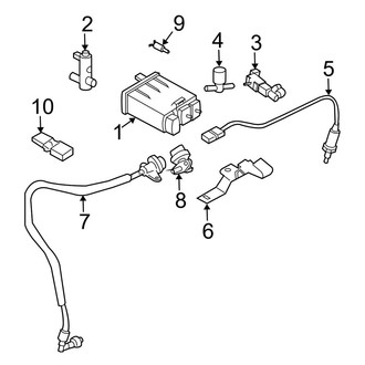 Infiniti OE - Emission System - Emission Components (Sedan)