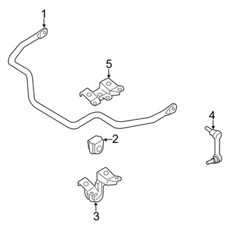 Infiniti OE - Front Suspension - Stabilizer Bar & Components (Sedan RWD)