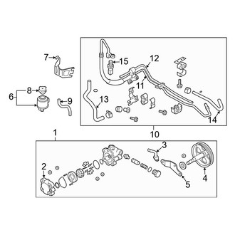 Infiniti OE - Steering Gear & Linkage - Pump & Hoses