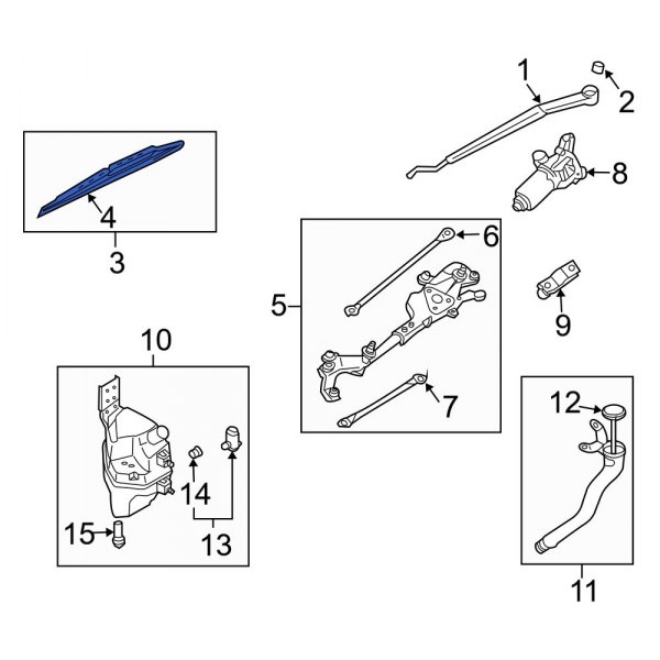 Windshield Wiper Blade Refill