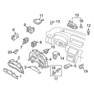 Infiniti OE - Instrument Panel - Cluster & Switches (Sedan)
