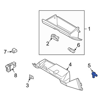 Infiniti OE - Front Glove Box Door Hinge Pin