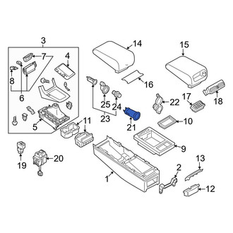 Infiniti OE - Center 12 Volt Accessory Power Outlet
