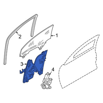 Infiniti OE - Front Left Window Regulator