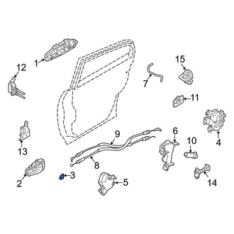 Infiniti OE - Interior Door Handle Screw Cap