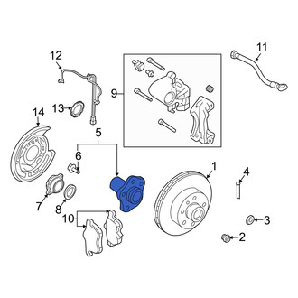 Infiniti OE - Rear Wheel Hub