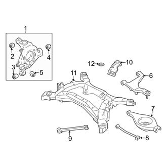 Infiniti OE - Rear Suspension - Suspension Components (Sedan)