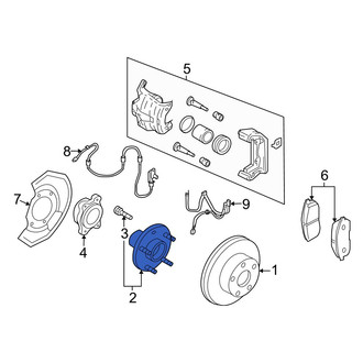 Infiniti OE - Front Wheel Hub