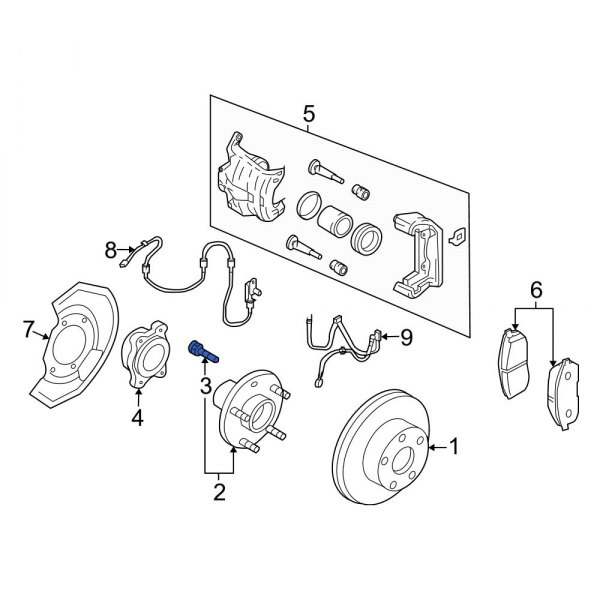 Wheel Lug Stud