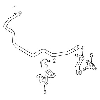 Infiniti OE - Front Suspension - Stabilizer Bar & Components (X)