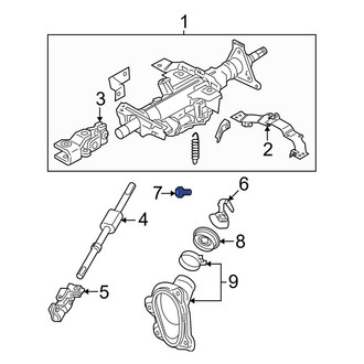 Infiniti OE - Lower Steering Shaft Bolt