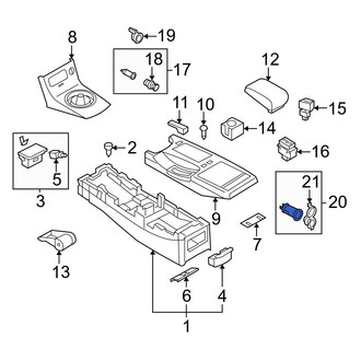 Infiniti OE - Center 12 Volt Accessory Power Outlet