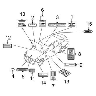 Infiniti OE - Information Labels - Labels