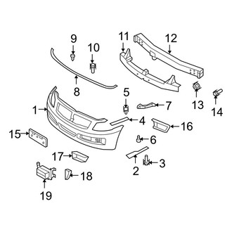 Infiniti OE - Front Bumper & Grille - Bumper & Components