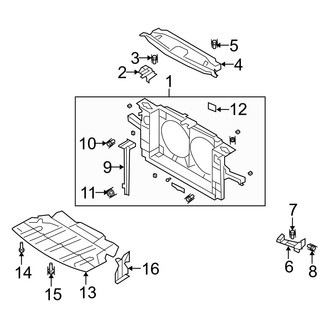 Infiniti OE - Radiator Support