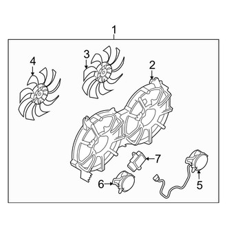 Infiniti OE - Cooling Fan (Base / Journey / Sport / X)