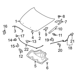 Infiniti OE - Hood & Components