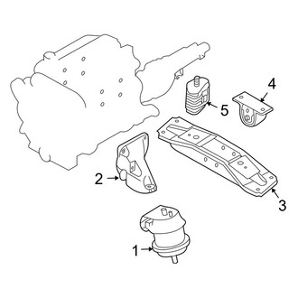 Infiniti OE - Engine & Transmission Mounting (Sedan RWD)