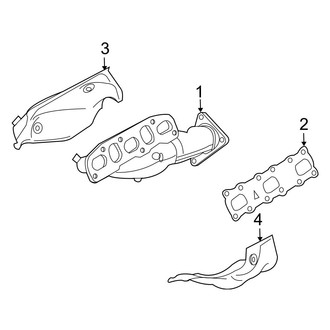 Infiniti OE - Exhaust System - Manifold (Sedan)