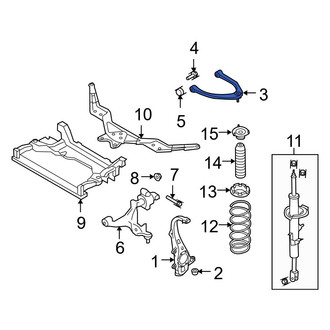 Infiniti OE - Front Right Upper Suspension Control Arm