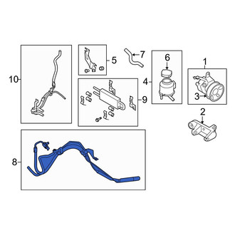 Infiniti OE - Front Power Steering Hose Assembly