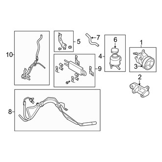 Infiniti OE - Steering Gear & Linkage - Pump & Hoses