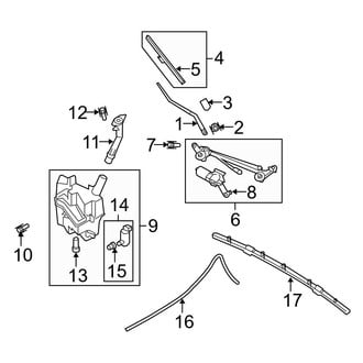 Infiniti OE - Windshield - Wiper & Washer Components