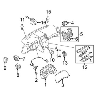 Infiniti OE - Instrument Panel - Cluster & Switches