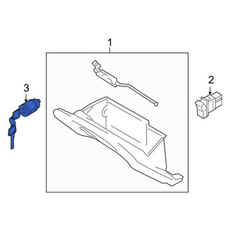 Infiniti OE - Front Trunk Lid Release Switch