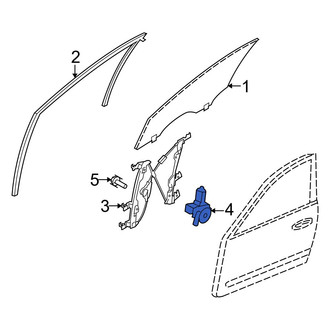 Infiniti OE - Front Right Window Motor