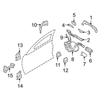 Infiniti OE - Front Door - Lock & Hardware