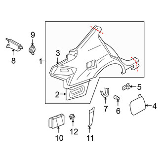 Infiniti OE - Quarter Panel & Components
