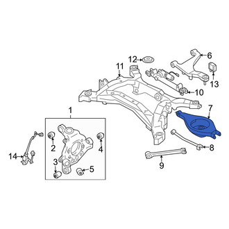 Infiniti OE - Rear Lower Rearward Suspension Control Arm