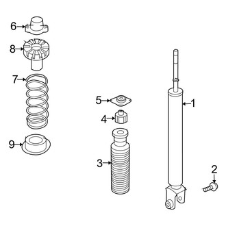 Infiniti OE - Rear Suspension - Shocks & Components
