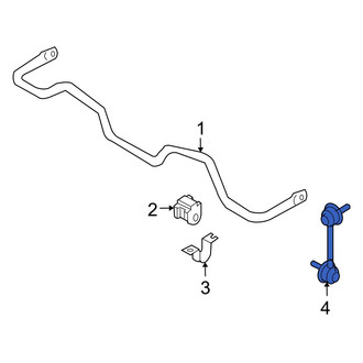 Infiniti OE - Rear Left Suspension Stabilizer Bar Link