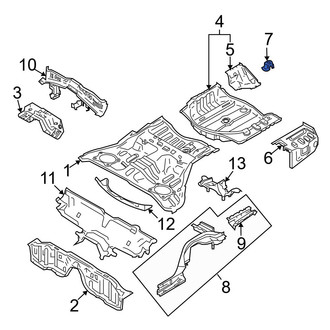 Infiniti OE - Spare Tire Bracket