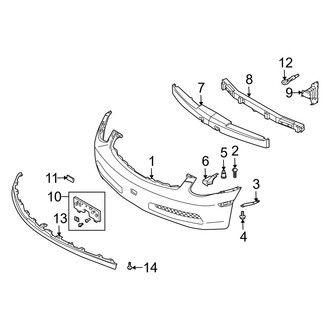 Infiniti OE - Front Bumper - Bumper & Components (Coupe)