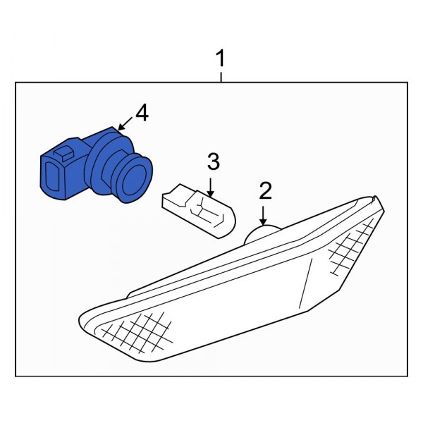 Side Marker Light Socket