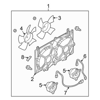 Infiniti OE - Cooling Fan (Coupe)