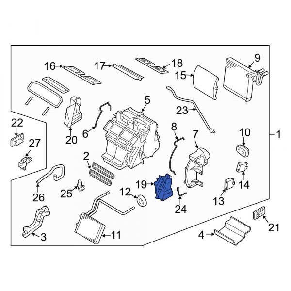 Cabin Air Intake Duct