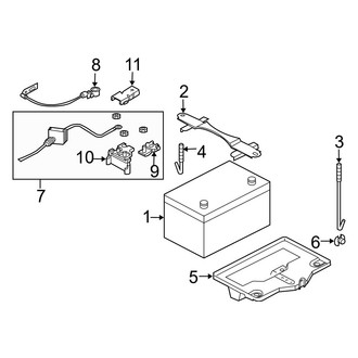 Infiniti OE - Electrical - Battery (Coupe)