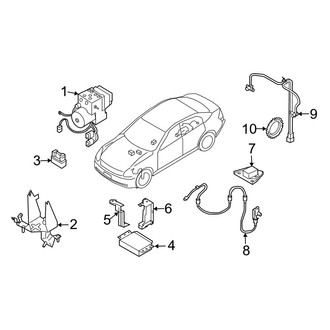 Infiniti OE - Electrical - ABS Components (Base Coupe)