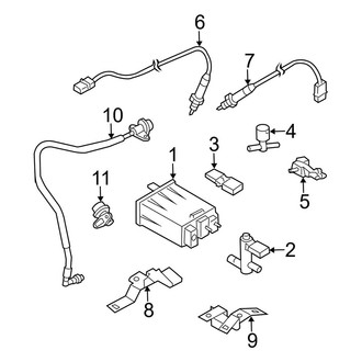 Infiniti OE - Emission System - Emission Components (Coupe)