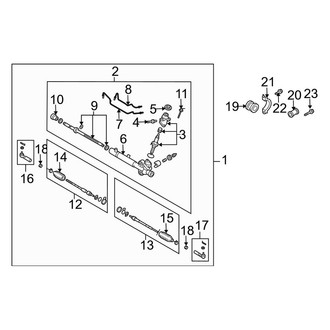 Infiniti OE - Steering Gear & Linkage (Base Coupe)