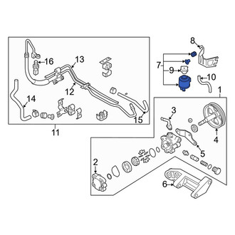 Infiniti OE - Power Steering Reservoir