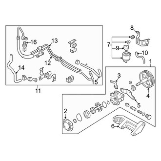 Infiniti OE - Steering Gear & Linkage - Pump & Hoses (Coupe)