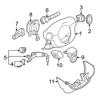 Infiniti OE - Steering Column - Shroud, Switches & Levers (Coupe)